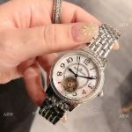 Jaeger LeCoultre Rendez-Vous Tourbillon Stainless Steel Watch 33mm